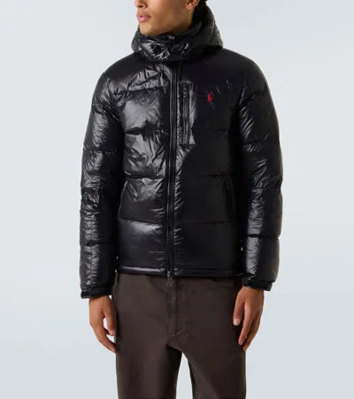 Polo Ralph Lauren El Cap Recycled Nylon Bomber In Black