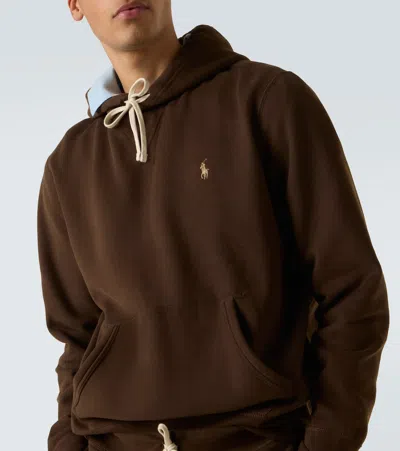 Polo Ralph Lauren Long Sleeve Shirts Man Ralph Lauren - Lspohood M2 Long Sleeve Knit - Brown In Brown