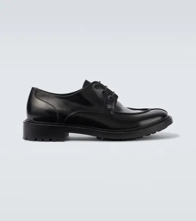 Saint Laurent Lino Derby Shoes With Lace-up Design In Black  display picture 2