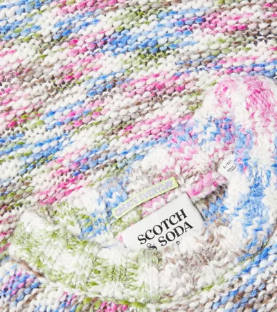 Scotch & Soda Knitted Sweater Vest In Multi