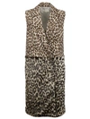 STELLA MCCARTNEY Leopard And Jacquard Coat,431507SHB02/9710