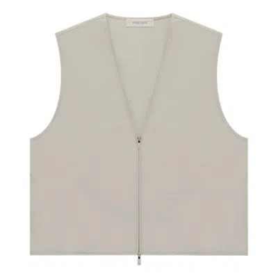 Essentials Fear Of God  Fw22 Barn Vest 'smoke' In Neutral