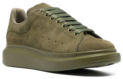 Alexander Mcqueen Oversized Sneaker 'moss Green Suede'