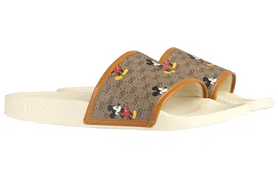 Gucci Disney X  Gg Slide 'mickey Mouse' In Multi