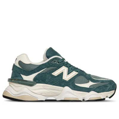 New Balance Teal Sneakers With Textured Suede In Green