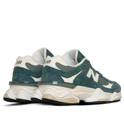 New Balance Teal Sneakers With Textured Suede In Green