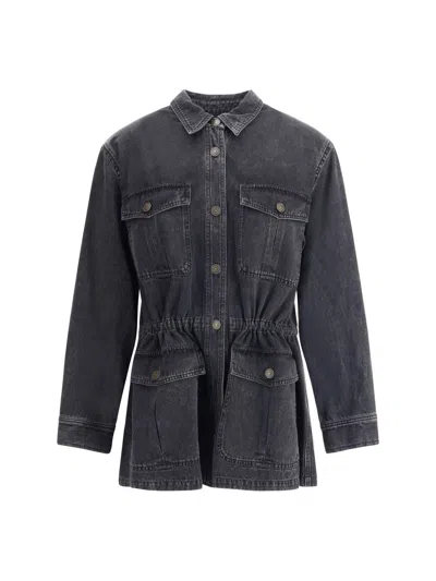 Isabel Marant Étoile Marant Etoile Women Nossia Denim Jacket In Blue