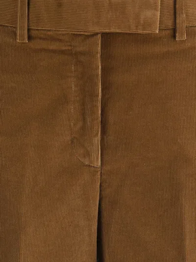 Thom Browne Belt Loop Casual Pants In Brown