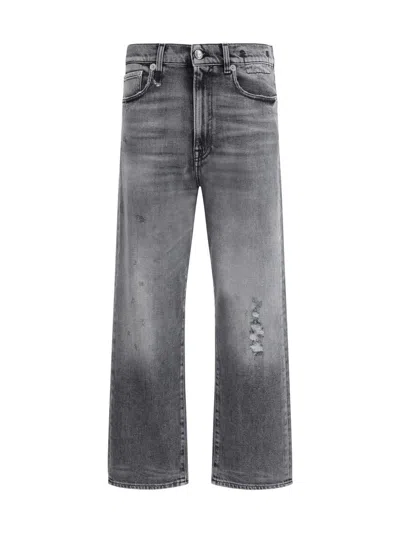 R13 Boyfriend Jeans In Gray