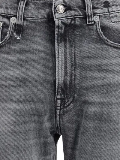 R13 Boyfriend Jeans In Gray