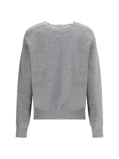 Burberry Women Knit Roundneck In Gray