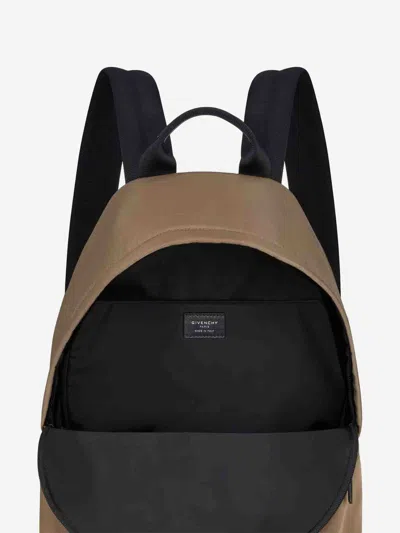Givenchy Essential U Backpack In Canvas In Brown