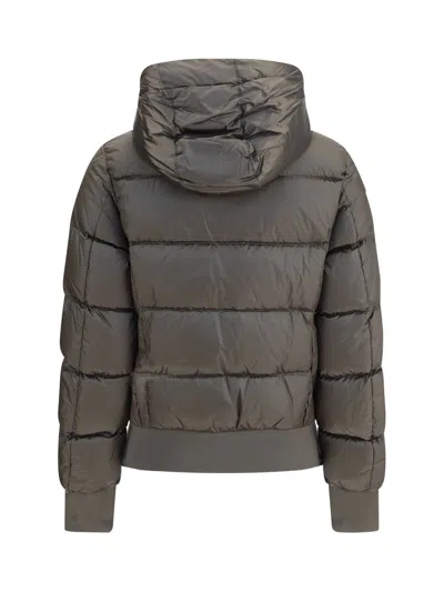 Parajumpers Women Hooded Down Jacket In Gray