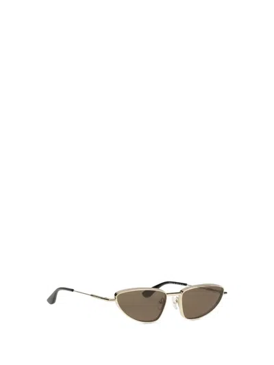 Alexander Mcqueen Women Cat-eye Sunglasses In Gold