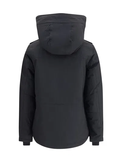 Woolrich Military Inspired Hooded Jacket In Black