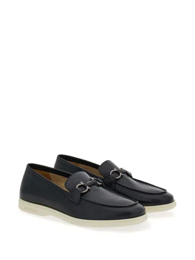 Ferragamo Moccasin Gancini In Black