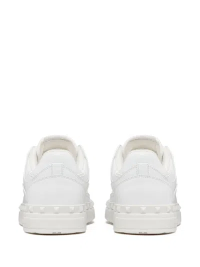 Valentino Freedots Low-top Sneakers In White