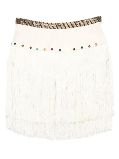 Bode Skirt In Animal Print