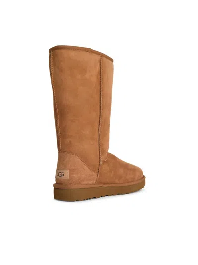 Ugg 10mm Classic Tall Ii Shearling Boots In Brown