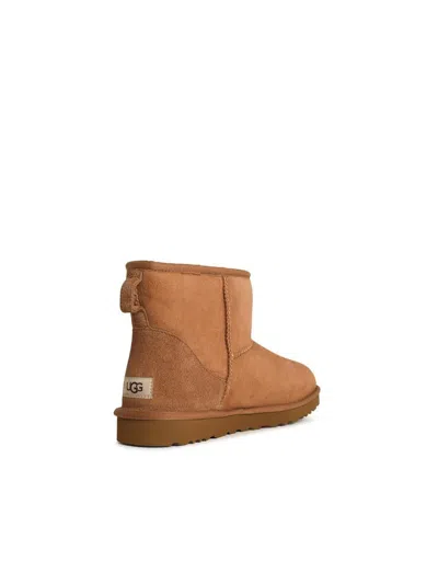 Ugg Biscuit Suede Classic Mini Ii Ankle Boots In Brown