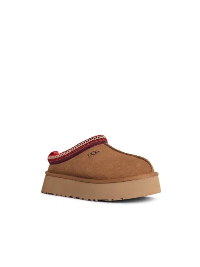 Ugg Biscuit Suede Tazz Ii Slippers In Brown