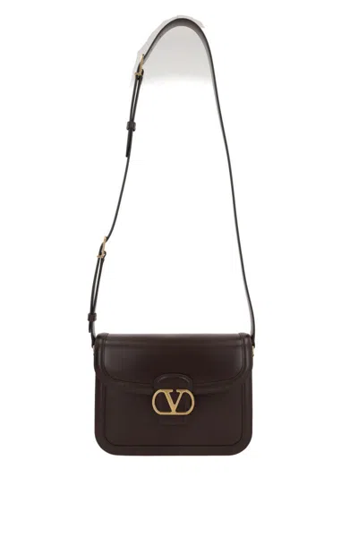 Valentino Flap Shoulder Bag In Black
