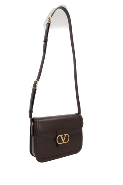 Valentino Flap Shoulder Bag In Black