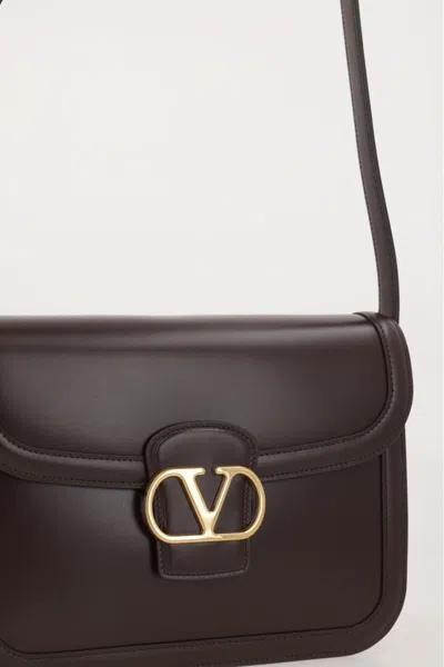 Valentino Flap Shoulder Bag In Black