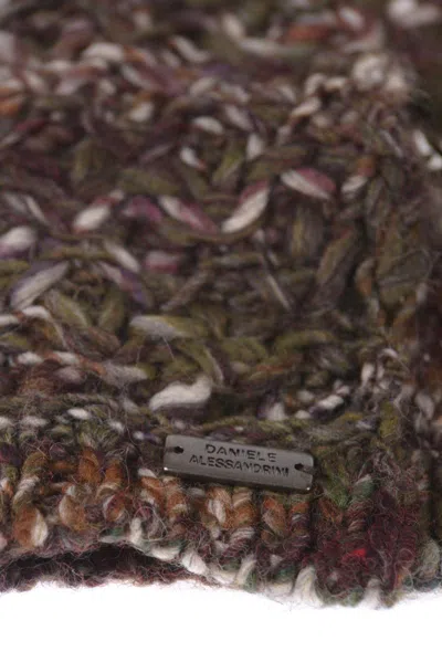 Daniele Alessandrini Scarf Scarves Foulard In Brown