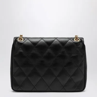 Burberry Small Strand Quilted Leather Shoulder Bag In Black