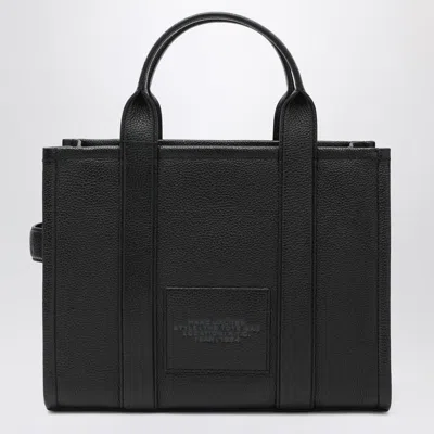 Marc Jacobs Women Black Leather Medium The Tote Bag Handbag In Black
