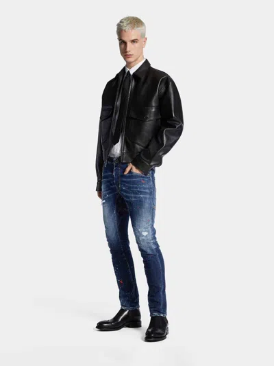 Dsquared2 Dsquared Men Cotton Jeans In Blue