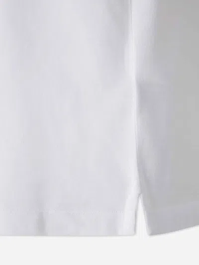 Brioni Crew-neck Short-sleeve T-shirt In White
