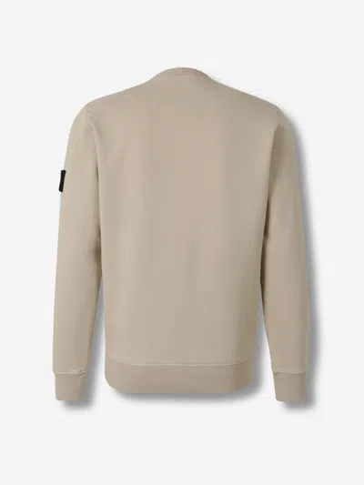 Stone Island Crewneck Sweatshirt In Neutral