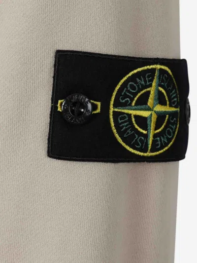 Stone Island Crewneck Sweatshirt In Neutral