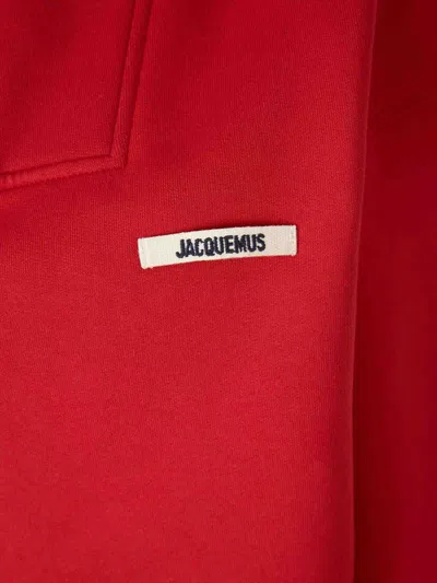 Jacquemus Turtleneck Sweatshirt In Red