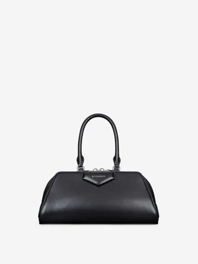 Givenchy Mini Antigona East-west Top Handle Bag In Black