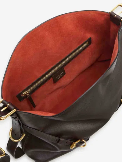 Givenchy Medium Voyou Calfskin Shoulder Bag With Buckle Fastening In Brown