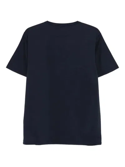 C.p. Company C.p.company Cotton T-shirt With Logo In Black