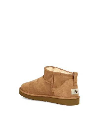 Ugg Mini Brown Suede Boots In Brown