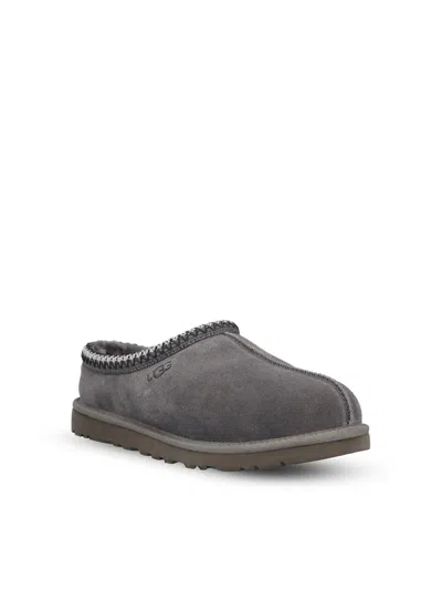 Ugg Tasman Braided-trim Slipper Boots In Gray