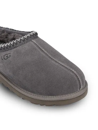 Ugg Tasman Braided-trim Slipper Boots In Gray