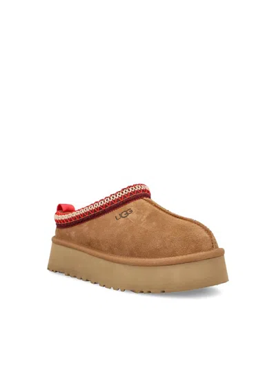 Ugg Biscuit Suede Tazz Ii Slippers In Brown
