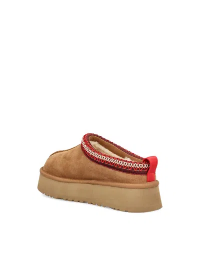 Ugg Biscuit Suede Tazz Ii Slippers In Brown