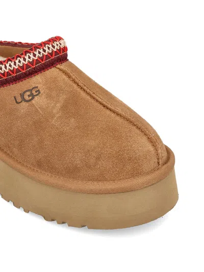 Ugg Biscuit Suede Tazz Ii Slippers In Brown