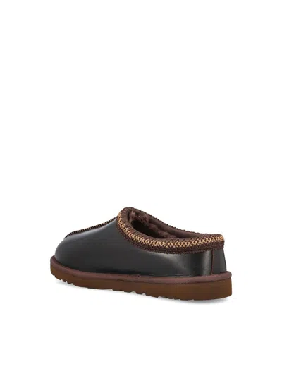 Ugg Ironwood Tasman Leather Regenerate Mules In Brown