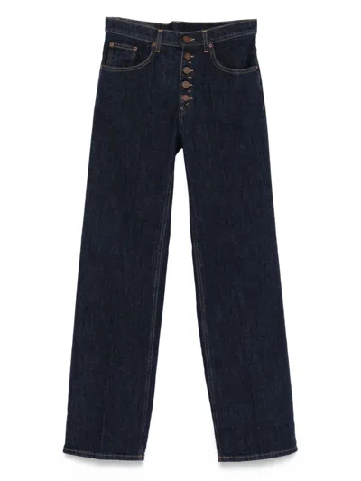 Dondup Button-fly Jeans In Blue