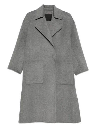 Liu •jo Liu Jo Classic Mid-length Liu Jo Coat In Gray