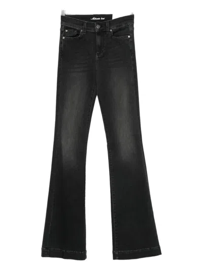 Liu •jo Embellished Flared Jeans In Black