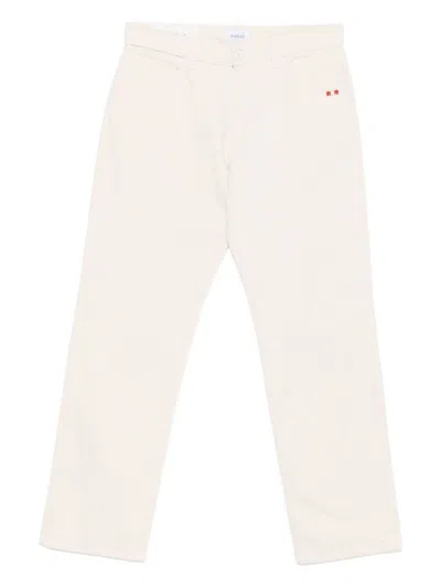 Amish Jeremiah White Men's Jeans In White